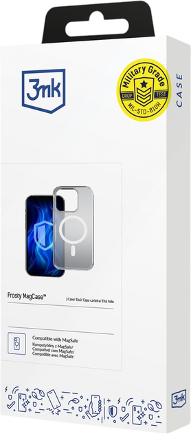 Панель 3MK Frosty MagCase для Apple iPhone 16 Pro White (5903108596756) - зображення 2