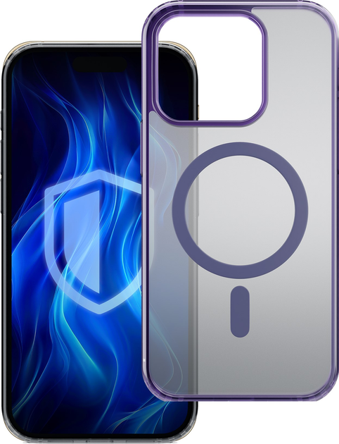 Панель 3MK Frosty MagCase для Apple iPhone 16 Pro Purple (5903108596589) - зображення 1