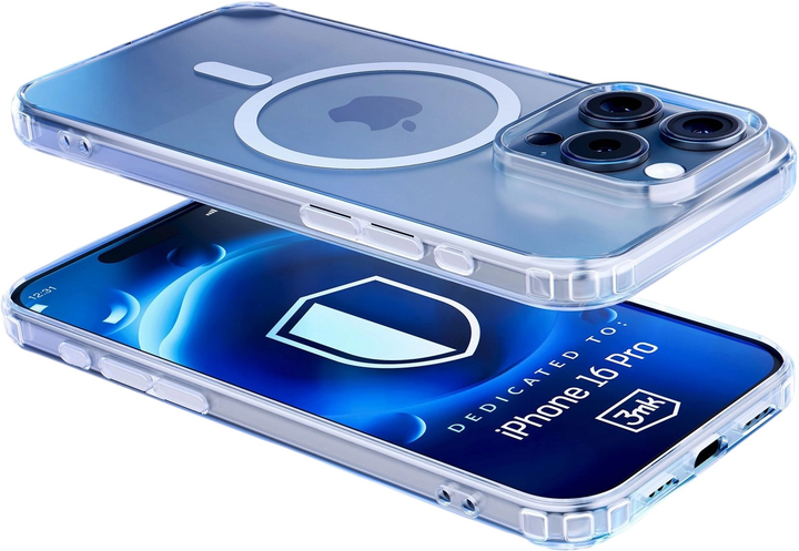 Etui 3MK MagCase do Apple iPhone 16 Pro Transparent (5903108585231) - obraz 2