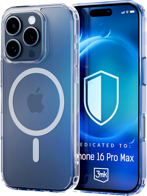 Панель 3MK MagCase для Apple iPhone 16 Pro Max Transparent (5903108585248) - зображення 1