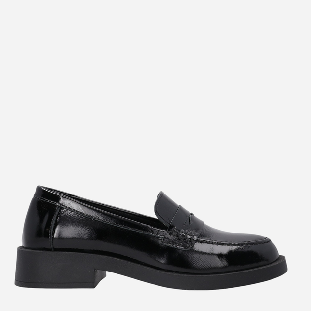 Loafersy damskie lakierowane VENEZIA B009PABLOBM046 37 24 cm Czarne (5906140526507) - obraz 1