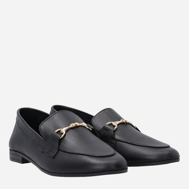 Loafersy damskie skórzane VENEZIA E057LEBLOBM029 40 26 cm Czarne (5906140619131) - obraz 2