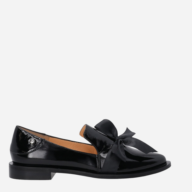 Loafersy damskie lakierowane VENEZIA A010PABLOBM068 41 26.5 cm Czarne (5906140608715) - obraz 1