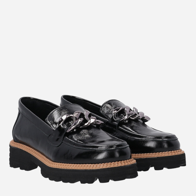 Loafersy damskie lakierowane VENEZIA E005PABLOBM041 39 25 cm Czarne (5906140521670) - obraz 2