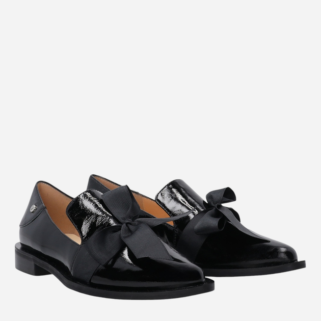 Loafersy damskie lakierowane VENEZIA A010PABLOBM068 38 24.5 cm Czarne (5906140608302) - obraz 2