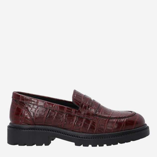 Loafersy damskie skórzane VENEZIA L046CRBOOBM034 40 26 cm Bordowe (5906140535004) - obraz 1