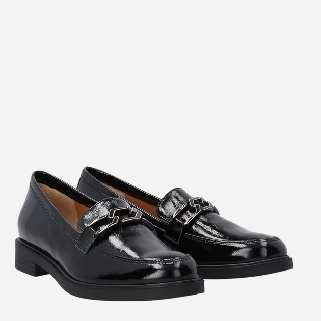 Loafersy damskie lakierowane VENEZIA E011PABLOBM061 39 25 cm Czarne (5906140555897) - obraz 2