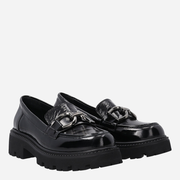 Loafersy damskie lakierowane VENEZIA E014PABLOBM029 38 24.5 cm Czarne (5906140528280) - obraz 2