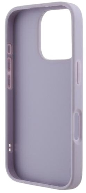 Etui Guess Hardcase Quiled Metal Logo do Apple iPhone 16 Light Purple (GUHCP16SPSQSQSU) - obraz 2