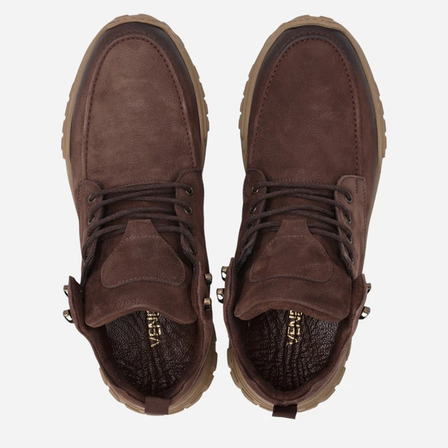 Чоловічі черевики VENEZIA Y019NUBRMSP044 40 27.3 см Коричневі (5906140504673) - зображення 5