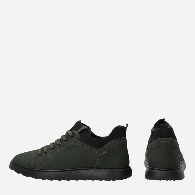 Чоловічі туфлі VENEZIA Y013NUGRMSP044 43 29.2 см Темно-зелені (5906140505052) - зображення 4