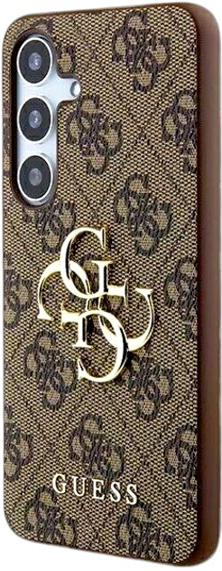 Etui Guess Hardcase 4G Big Metal Logo do Samsung Galaxy A55 A556 Brown (GUHCSA554GMGBR) - obraz 3