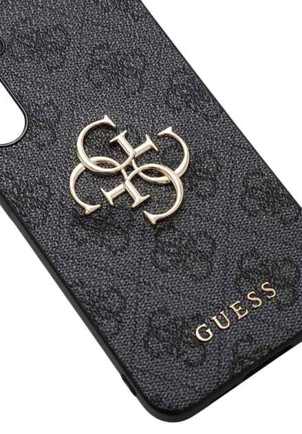 Панель Guess Hardcase 4G Big Metal Logo для Samsung Galaxy A55 A556 Black (GUHCSA554GMGGR) - зображення 6