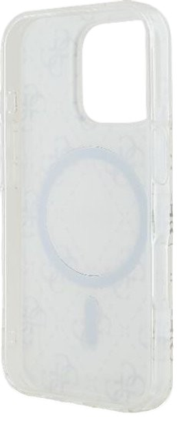 Etui Guess Hardcase IML 4G MagSafe do Apple iPhone 16 Pro White (GUHMP16LH4DTEH) - obraz 7