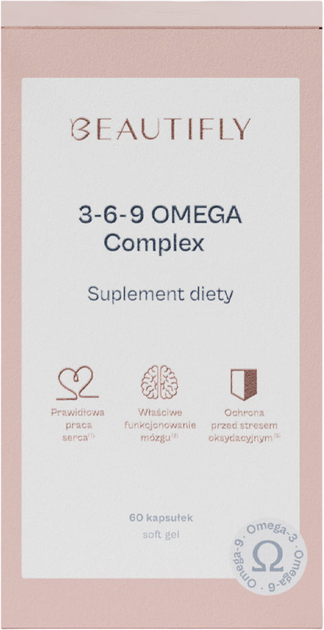 Suplement diety Beautifly Kompleks Omega 3-6-9 60 szt (5903003702238) - obraz 2