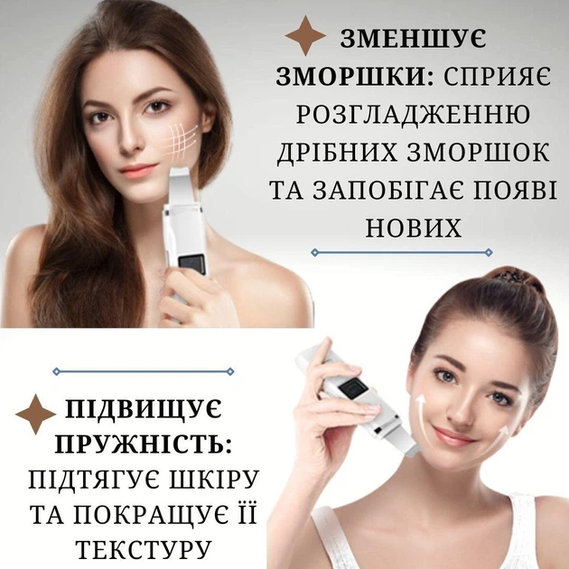 Скрабер ультразвуковой AIMED LED+EMS Белый - изображение 7