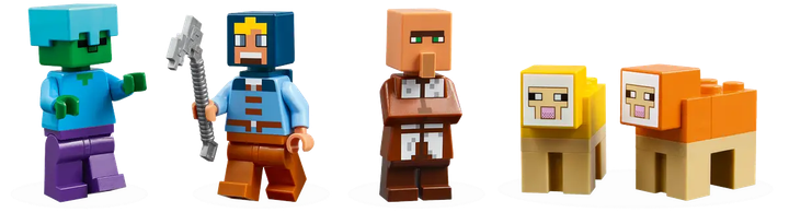 Конструктор LEGO Minecraft Ферма з млином 462 елементи (21262) - зображення 7