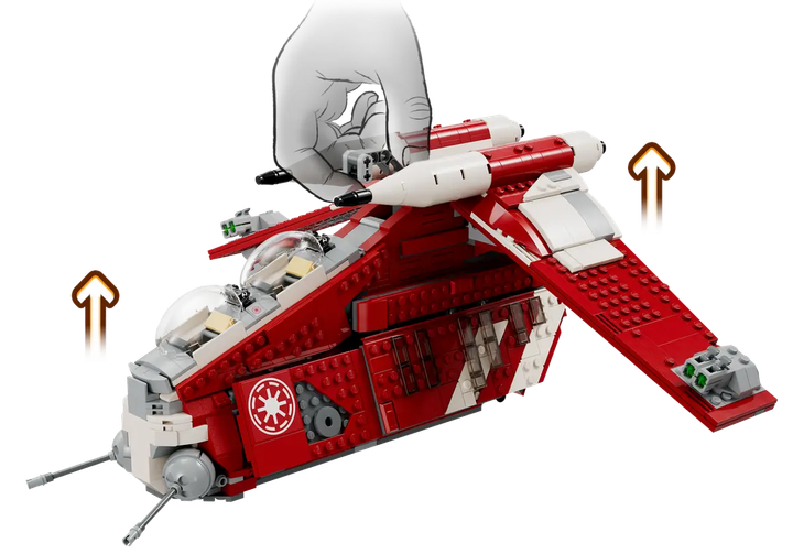 Конструктор LEGO Star Wars Канонерка гвардії Корусанта 1083 елементи (75354) - зображення 4