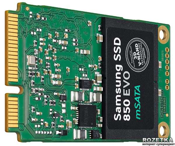 SSD диск Samsung 850 Evo-Series 500GB 2.5" mSATA 3D V-NAND TLC (MZ-M5E500BW) - Фото 3 SSD диск Samsung 850 Evo-Series 500GB 2.5" mSATA 3D V-NAND TLC (MZ-M5E500BW) - изображение 3