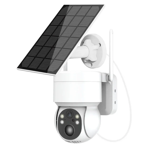 Камера відеоспостереження вулична PTZ WiFi TQ2 (ICSEE) з сонячною панеллю автономна камера наблюдения - Фото 2 Камера відеоспостереження вулична PTZ WiFi TQ2 (ICSEE) з сонячною панеллю автономна камера наблюдения - зображення 2