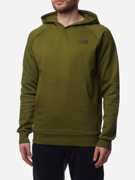 Худі чоловіче The North Face Raglan Redbox NF0A2ZWUPIB L Оливкове (196575387421) - зображення 1