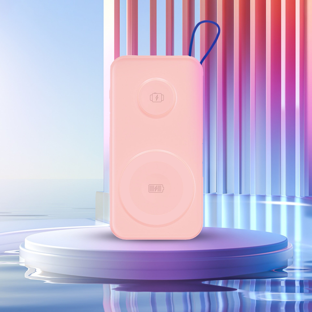 Powerbank 3MK PastelUp 10000 mAh 22.5W Pink (5903108583213) - obraz 4