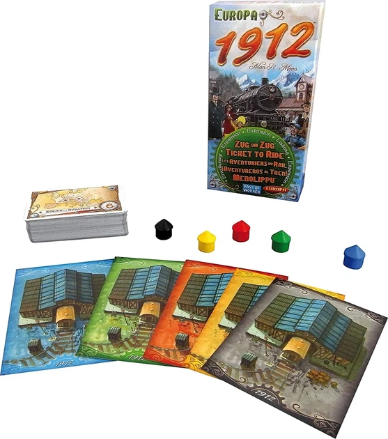 Доповнення Days of Wonder Ticket to Ride Europe 1912 / Квиток на потяг Європа 1912 + правила українською! - изображение 4