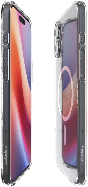 Etui Spigen Liquid Crystal MagSafe do Apple iPhone 16 Transparent (8809971232715) - obraz 6