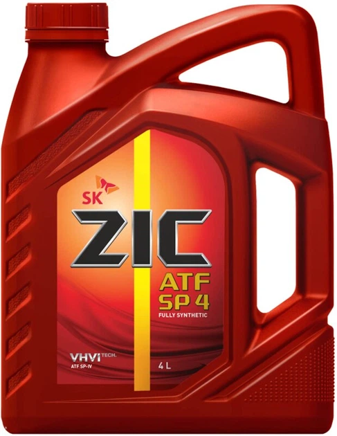 Жидкость для АКПП ZIC ATF SP-4, 4 л (162646) – фото, отзывы