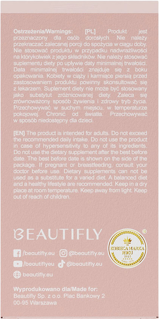Харчова добавка Beautifly Q10 Beauty 30 шт (5903003701118) - зображення 5