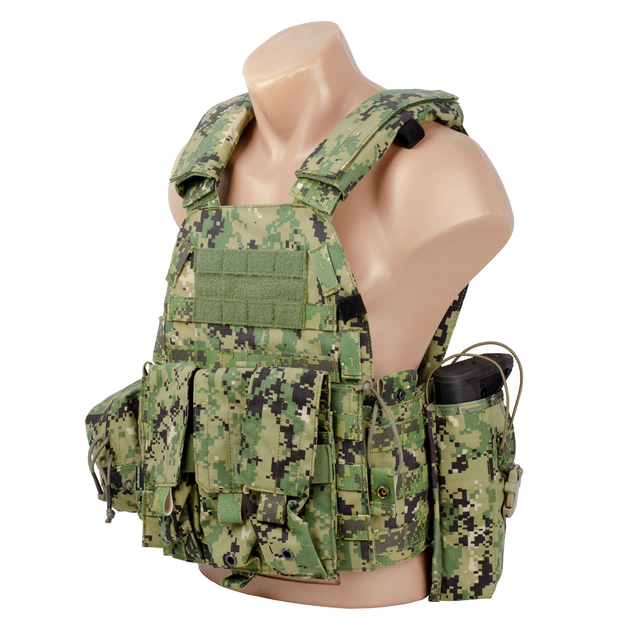 Плитоноска Emerson LBT6094A Plate Carrier з підсумками зелений Пиксель - зображення 2