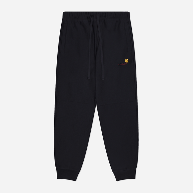 Спортивні штани чоловічі Carhartt WIP American Script I027042-89XX S Чорні (4064958267119) - зображення 3