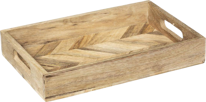 Zestaw tac Atmosphera Wild drewnianych 2 szt (3560237589824) - obraz 3