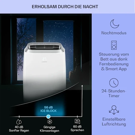 Напольний мобильный фреоновый кондиционер Iceblock Prosmart 12 000 БТЕ цвет белый (10034645) - изображение 3