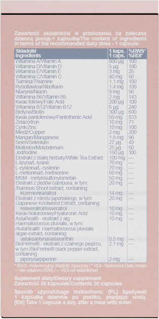 Suplement diety Beautifly VitaMin Extra Power dla kobiet 30 kapsułek (5903003701156) - obraz 5