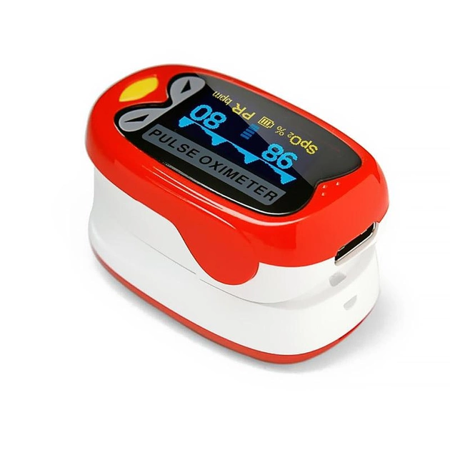 Пульсоксиметр дитячий акумуляторний Boxym K1 Red - зображення 2