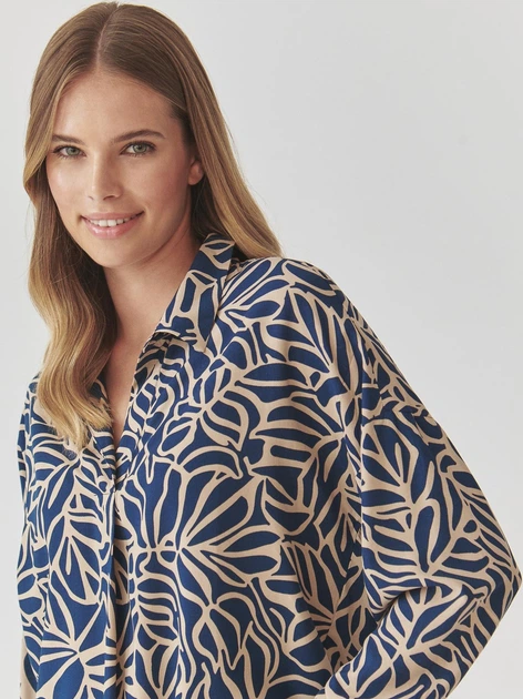 Блуза жіноча Tatuum Berko T2418.045 38 Темно-синя (5900142361760) - зображення 4