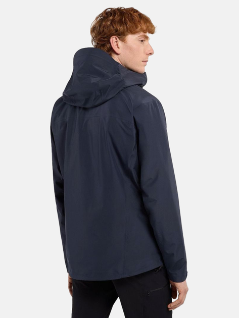 Kurtka wiatrówka męska z kapturem Arc'teryx X000007301-BLACK-SAP XL Granatowa (623555270904) - obraz 2