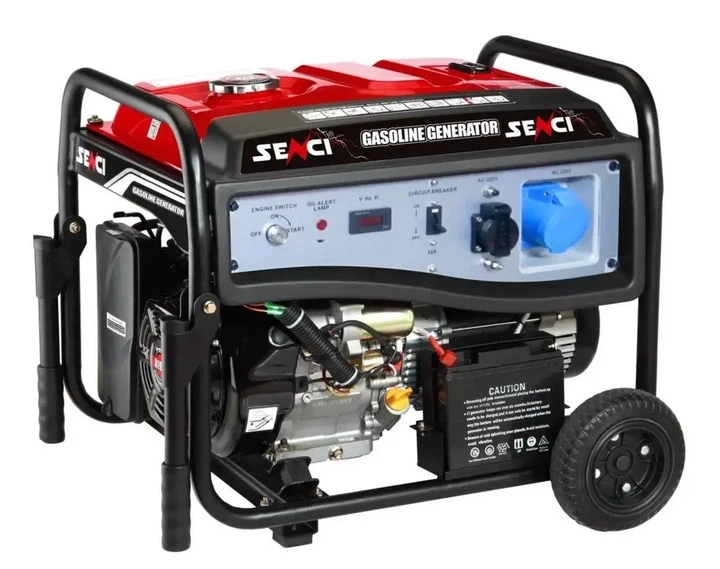 Бензиновый генератор SENCI SC7000E 3.3 кВт / 4.1 кВт - Фото 1 Бензиновый генератор SENCI SC7000E 3.3 кВт / 4.1 кВт - изображение 1