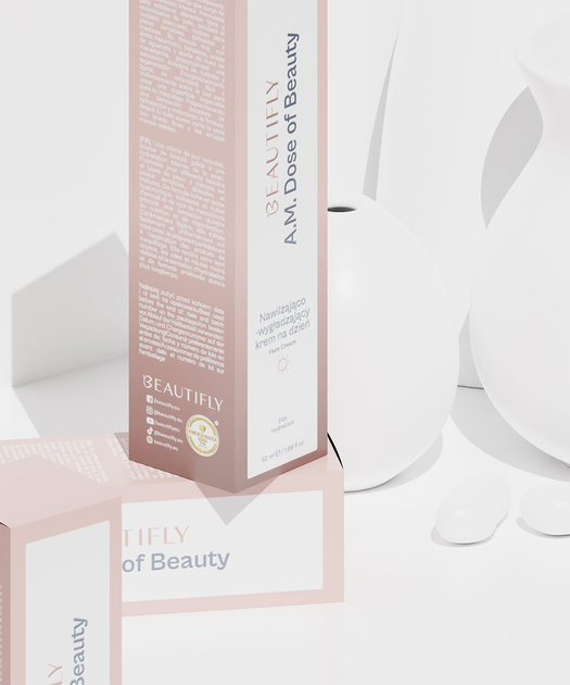 Крем для обличчя Beautifly A.M. Dose of Beauty зволожуючий з гіалуроновою кислотою 50 мл (5903003702092) - зображення 5
