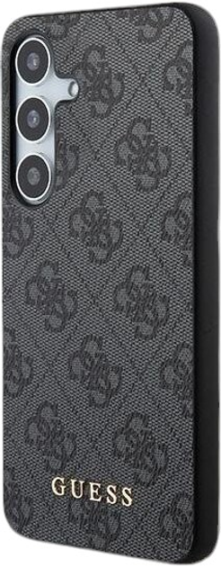 Панель Guess Hardcase 4G Metal Gold Logo для Samsung Galaxy A55 A556 Black (GUOHCSA55G4GFGR) - зображення 2