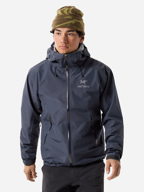 Вітровка чоловіча Arc'teryx X000007082-BLACK-SAP L Темно-синя (623555303022) - зображення 1