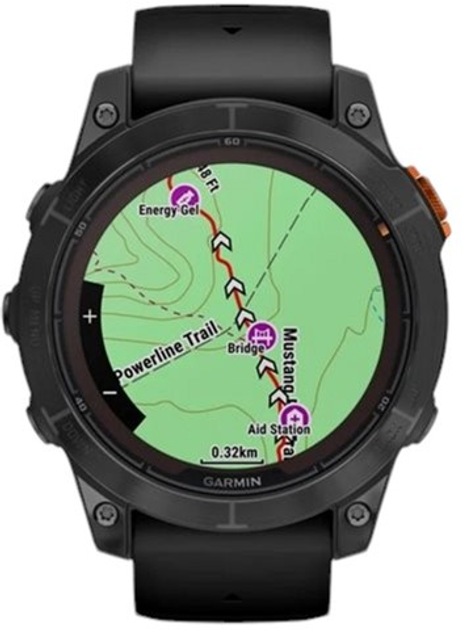 Смарт-годинник Garmin Fenix 7 Pro Solar Edition Slate Grey with Black Band (010-02777-01) - зображення 4
