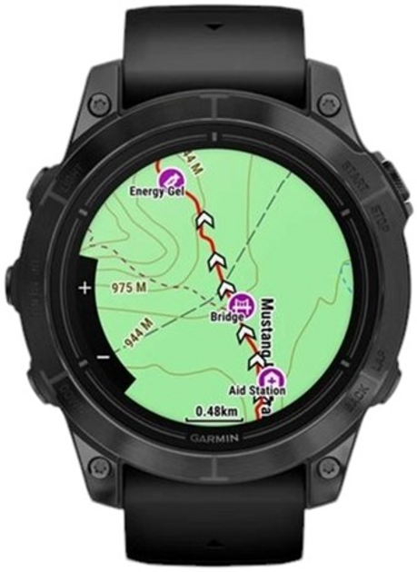 Смарт-годинник Garmin epix Pro (Gen 2) Standard Edition 47 mm Slate Grey with Black Band (010-02803-01) - зображення 4