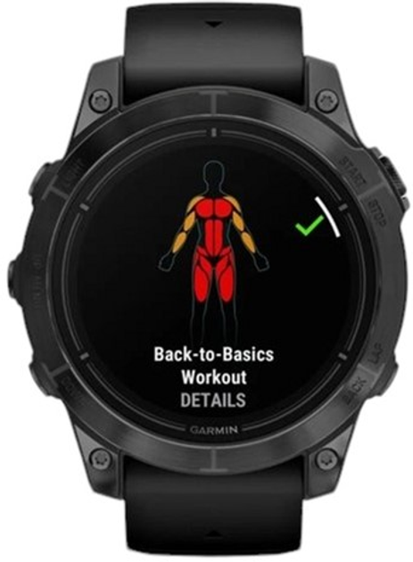 Смарт-годинник Garmin epix Pro (Gen 2) Standard Edition 47 mm Slate Grey with Black Band (010-02803-01) - зображення 10