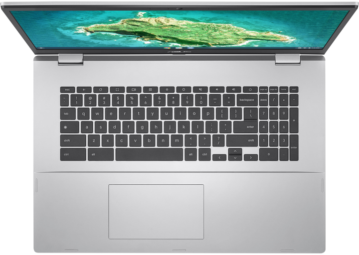 Ноутбук 17.3" Asus Chromebook CX17 Intel Celeron N4500 RAM 4GB eMMC 64GB 17час батарея Chrome OS (UKR) Б/В - изображение 2