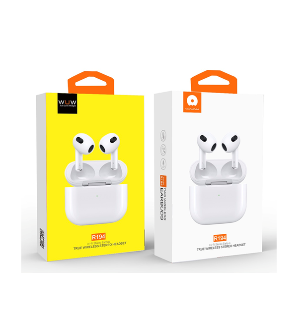Bluetooth stereo гарнитура WUW-R194 white (6972573336425) - изображение 2