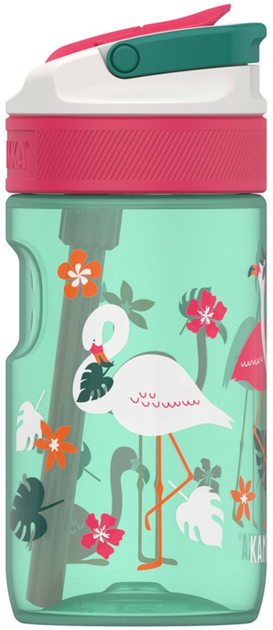 Butelka na wodę Kambukka Lagoon dla dziecka 400 ml Pink Flamingo (5407005142967) - obraz 3