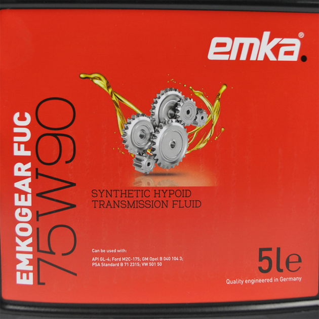 Олива трансмісійна Emka Emkogear FUC 75W90 5 л - изображение 2