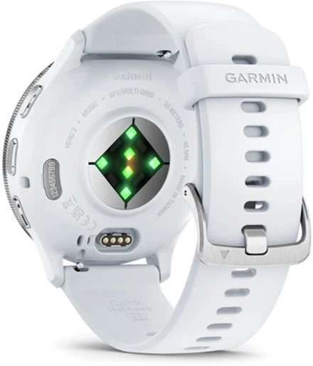 Smartwatch Garmin Venu 3 Silver Stainless Steel Bezel with Whitestone Case and Silicone Band (010-02784-00) - obraz 7